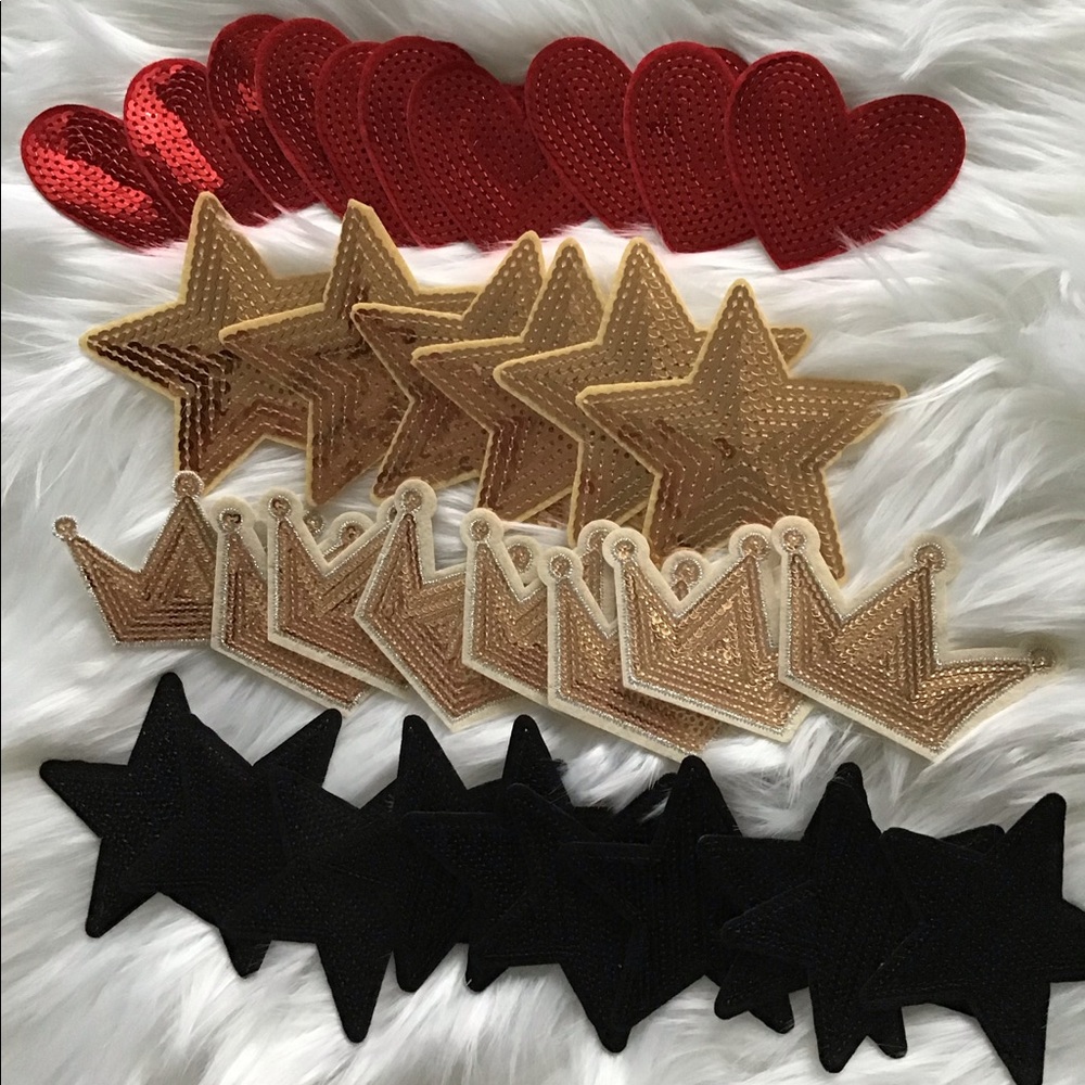 Iron on patches sequin